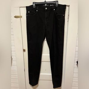 7 for all mankind black jeans size 38